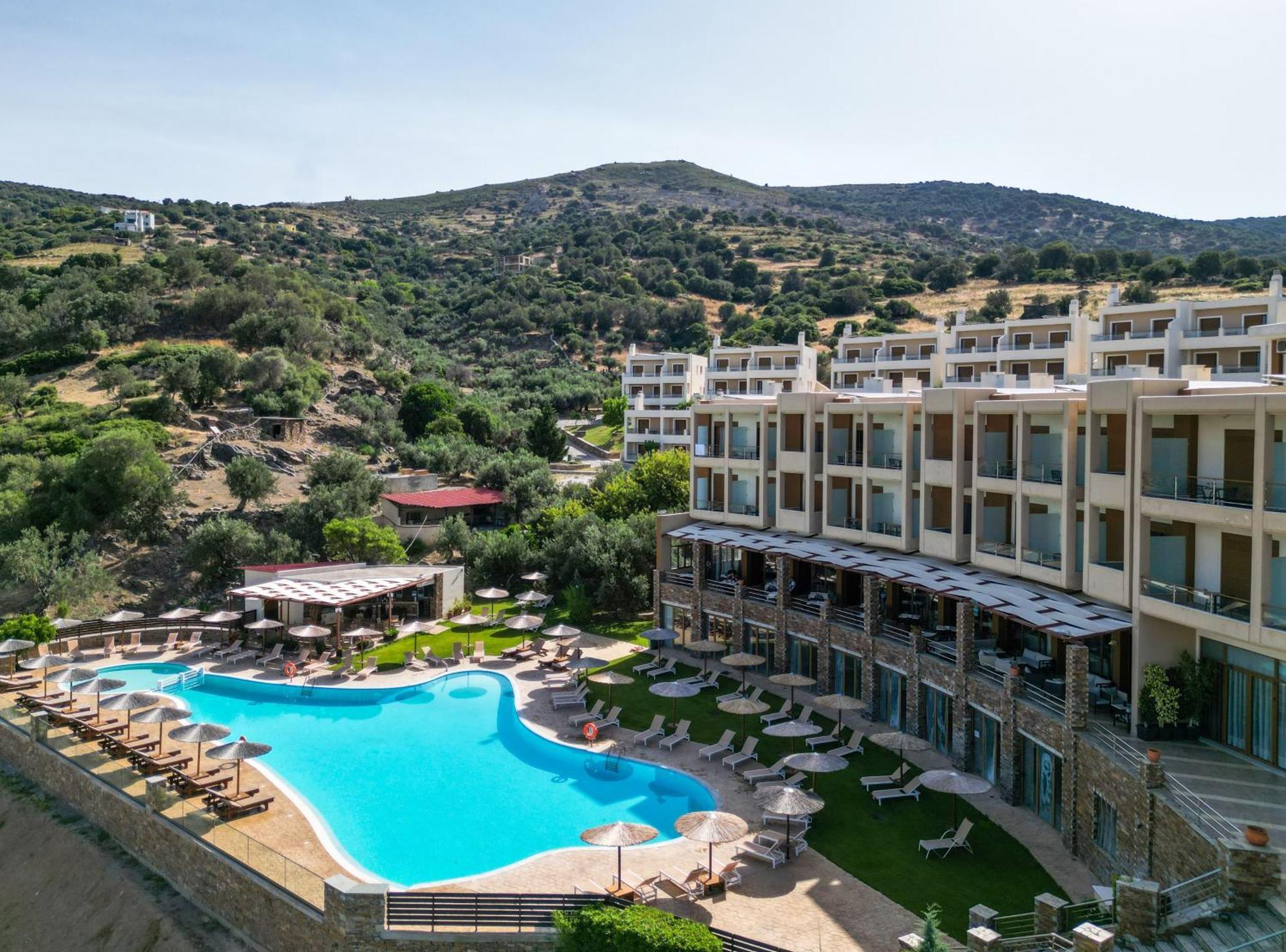 Evia Hotel & Suites Marmari  Экстерьер фото