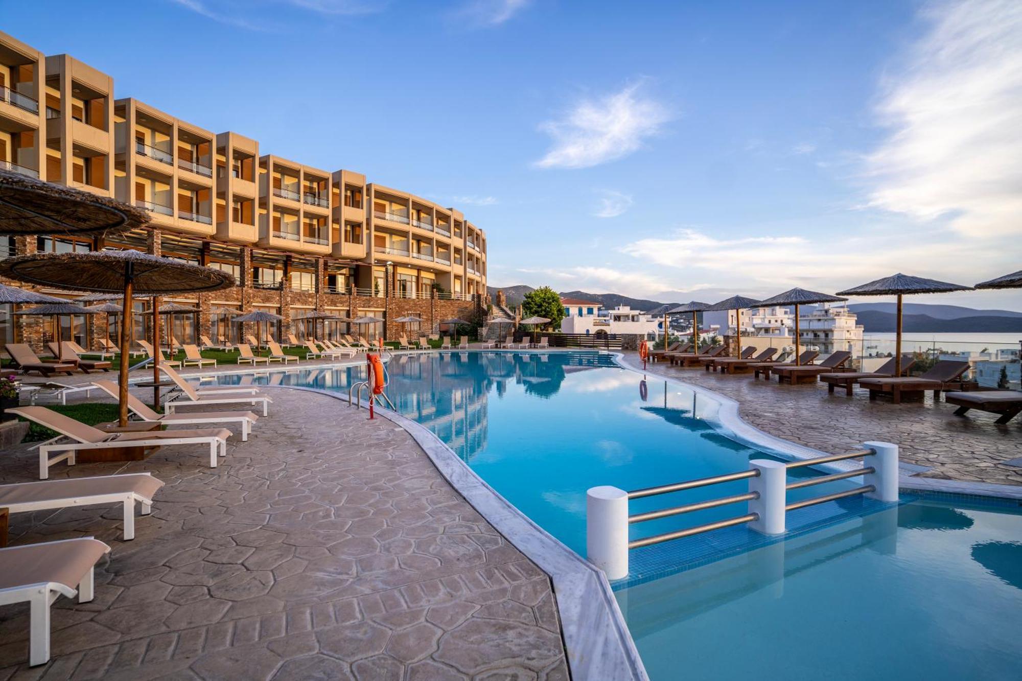 Evia Hotel & Suites Marmari  Экстерьер фото